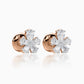 Floret Diamond Stud Earrings