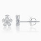 Floret Diamond Stud Earrings