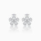 Floret Diamond Stud Earrings