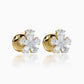 Floret Diamond Stud Earrings