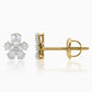 Floret Diamond Stud Earrings