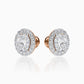 Bonita Diamond Halo Studs