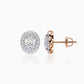 Bonita Diamond Halo Studs