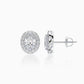 Bonita Diamond Halo Studs