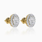 Bonita Diamond Halo Studs