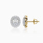 Bonita Diamond Halo Studs