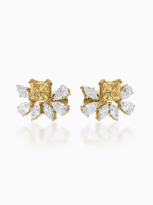 Sunshine Diamond Studs