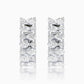 Icy Glaze Diamond J-Hoop Earrings