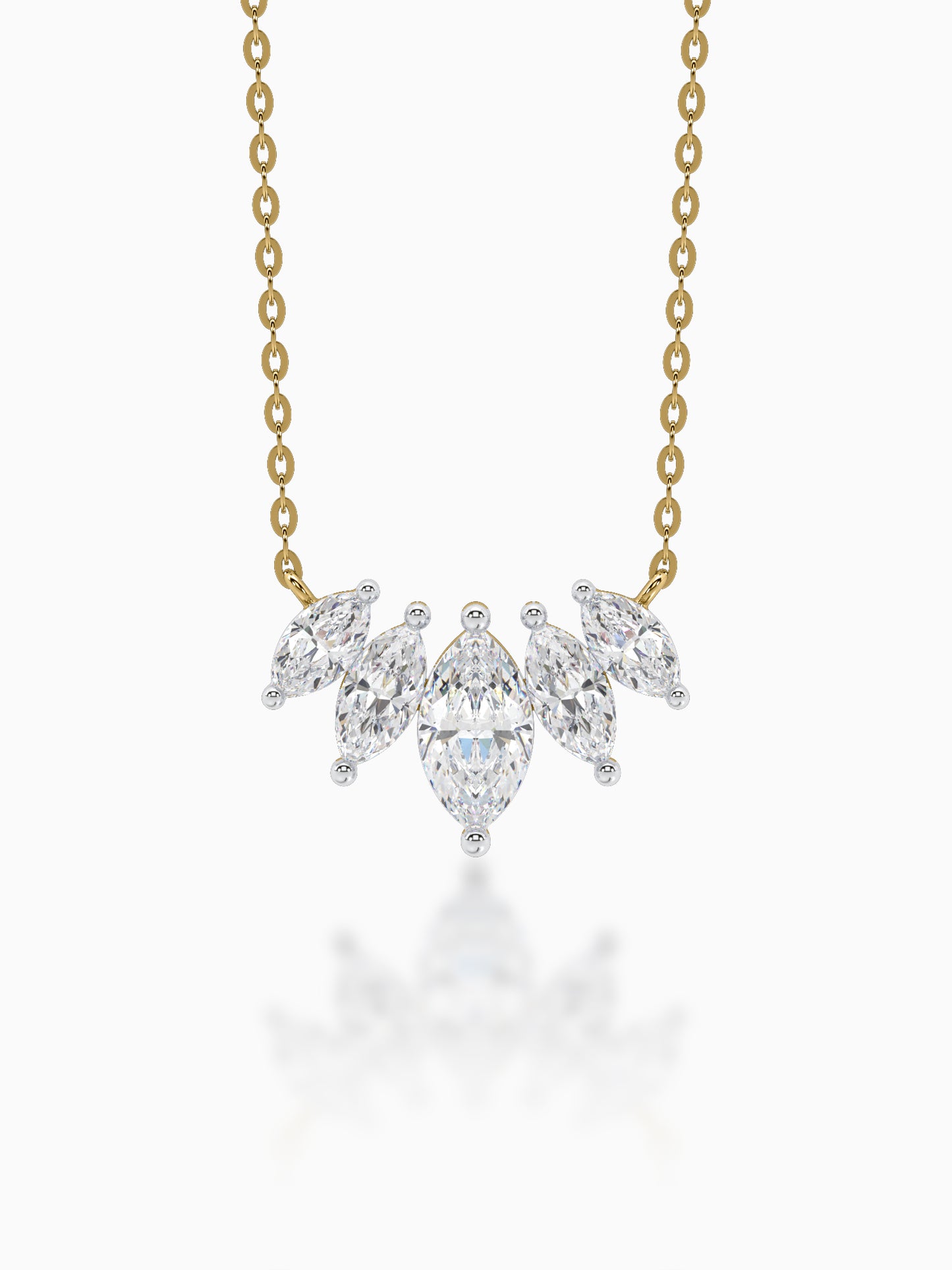 Gamut Marquise Diamond Pendant