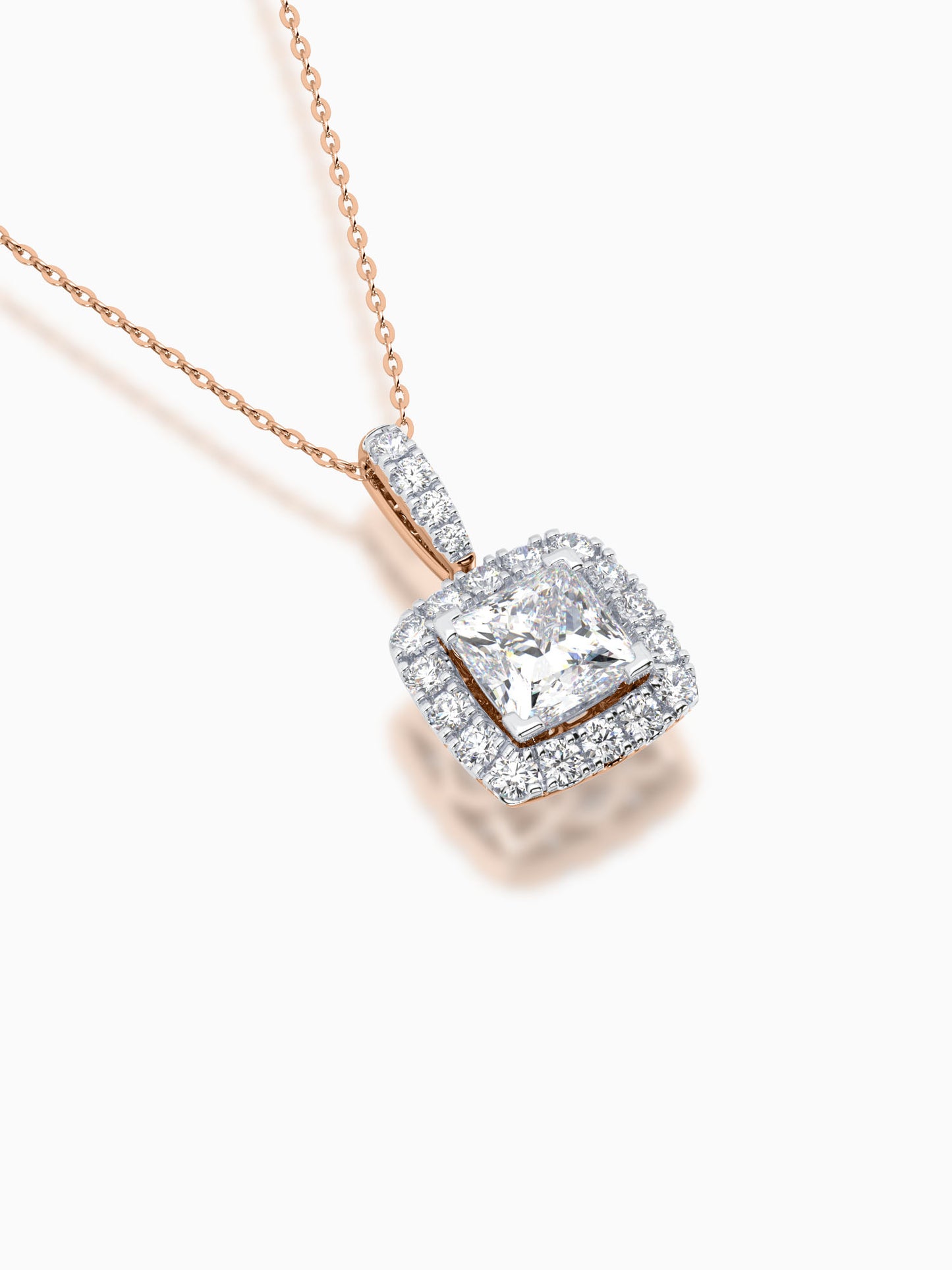 Aspire Diamond Halo Pendant