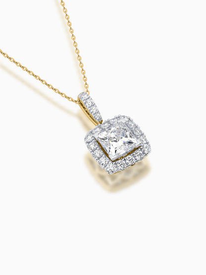 Aspire Diamond Halo Pendant