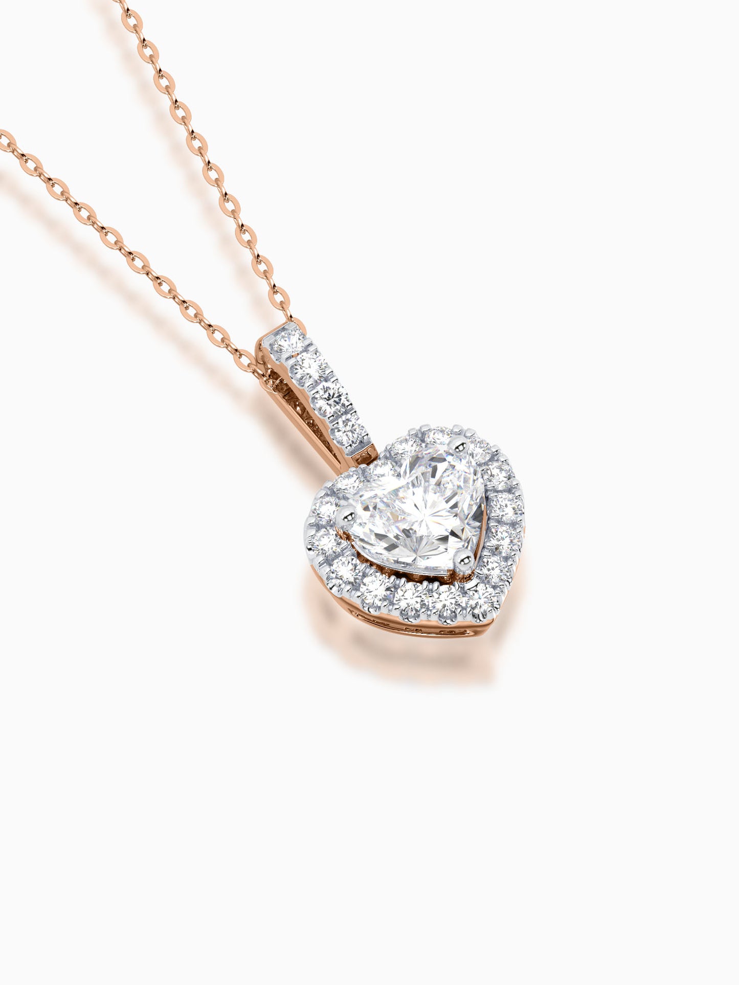 Marion Diamond Halo Pendant