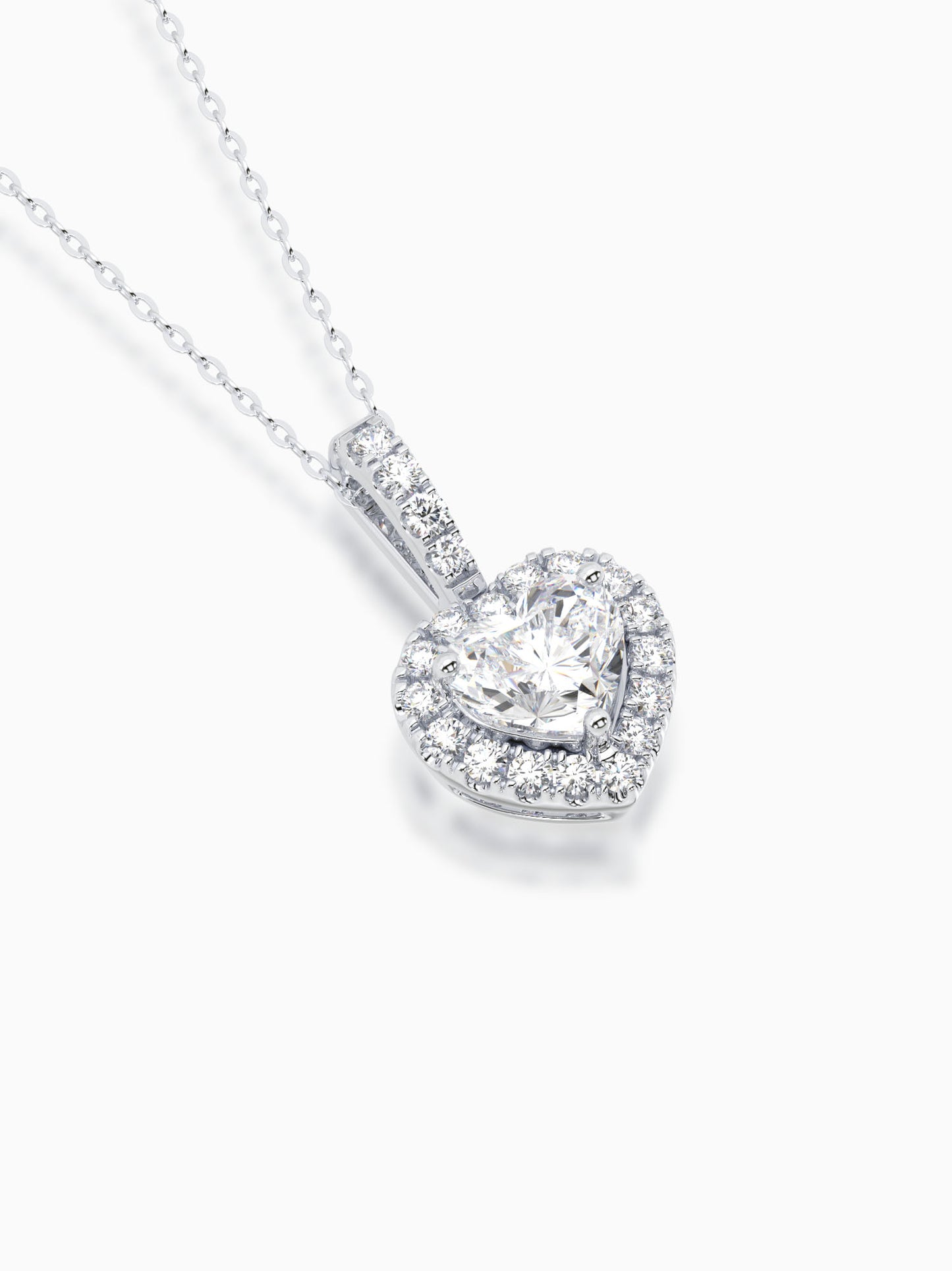 Marion Diamond Halo Pendant