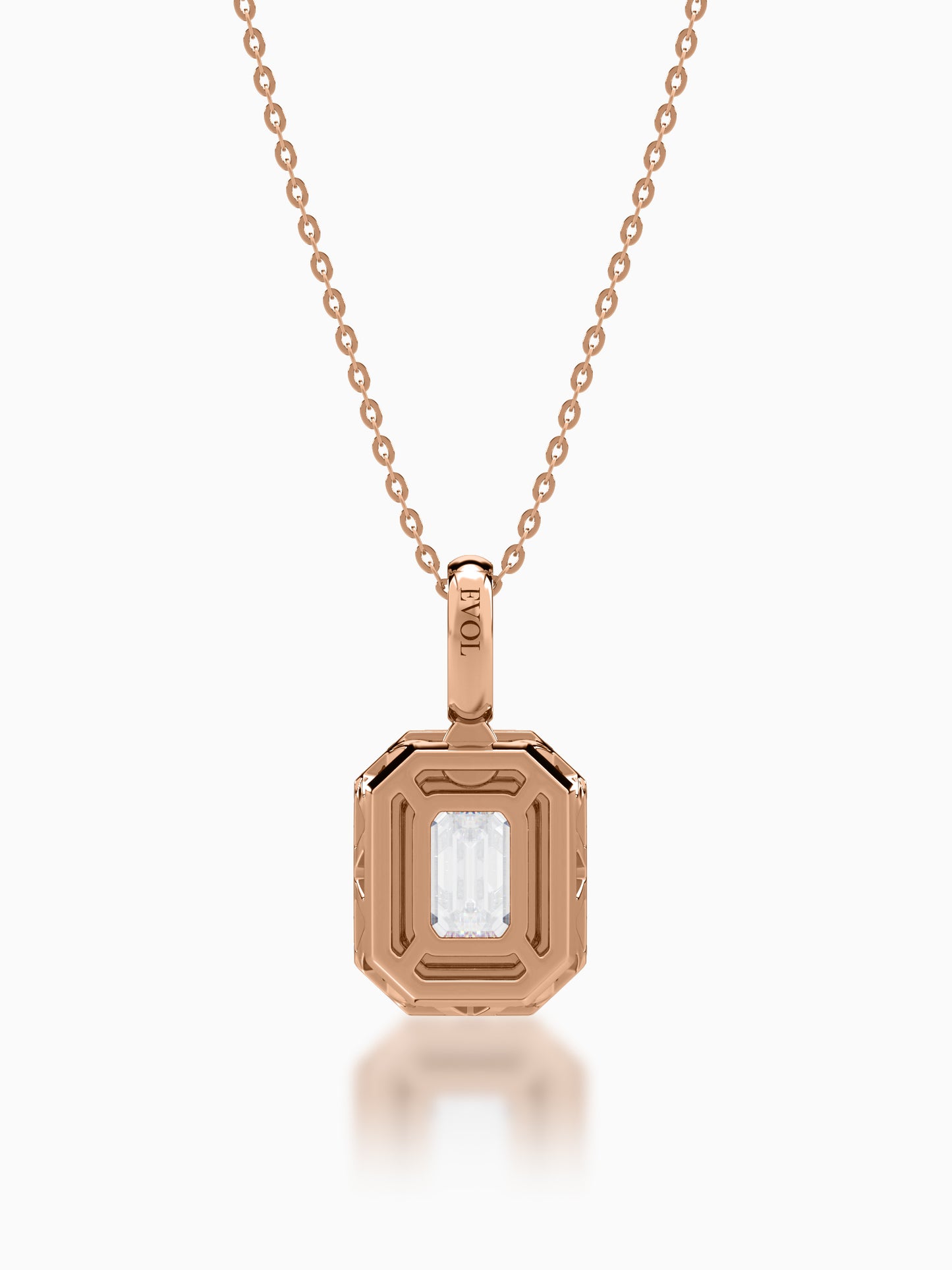 Helios Diamond Halo Pendant