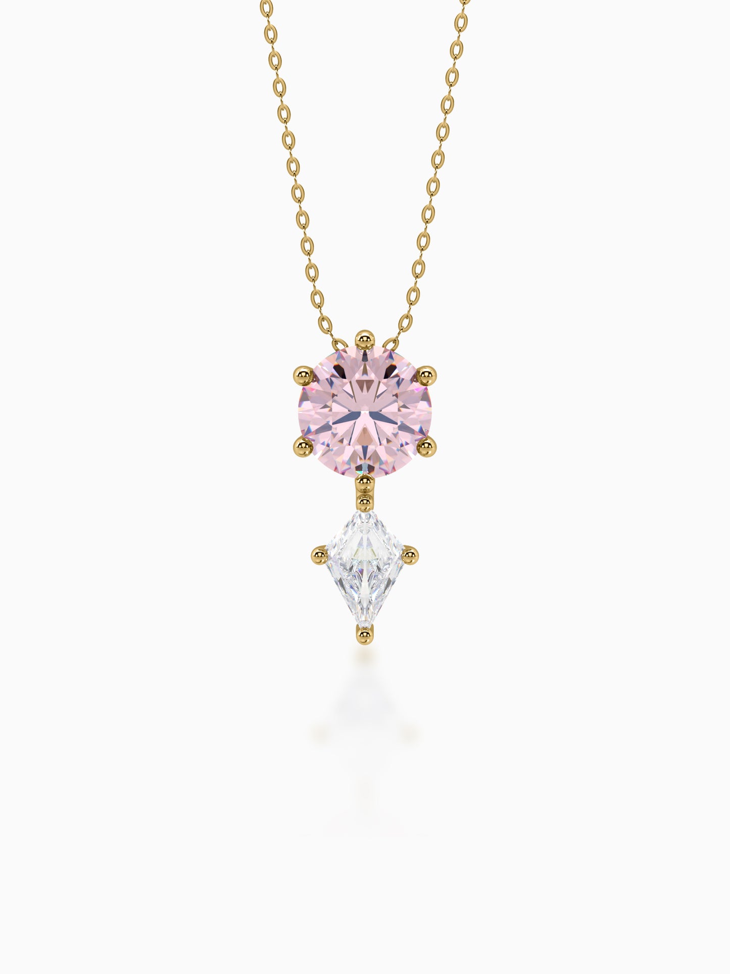 Melange Diamond Pendant