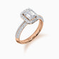 Enora Diamond Halo Ring