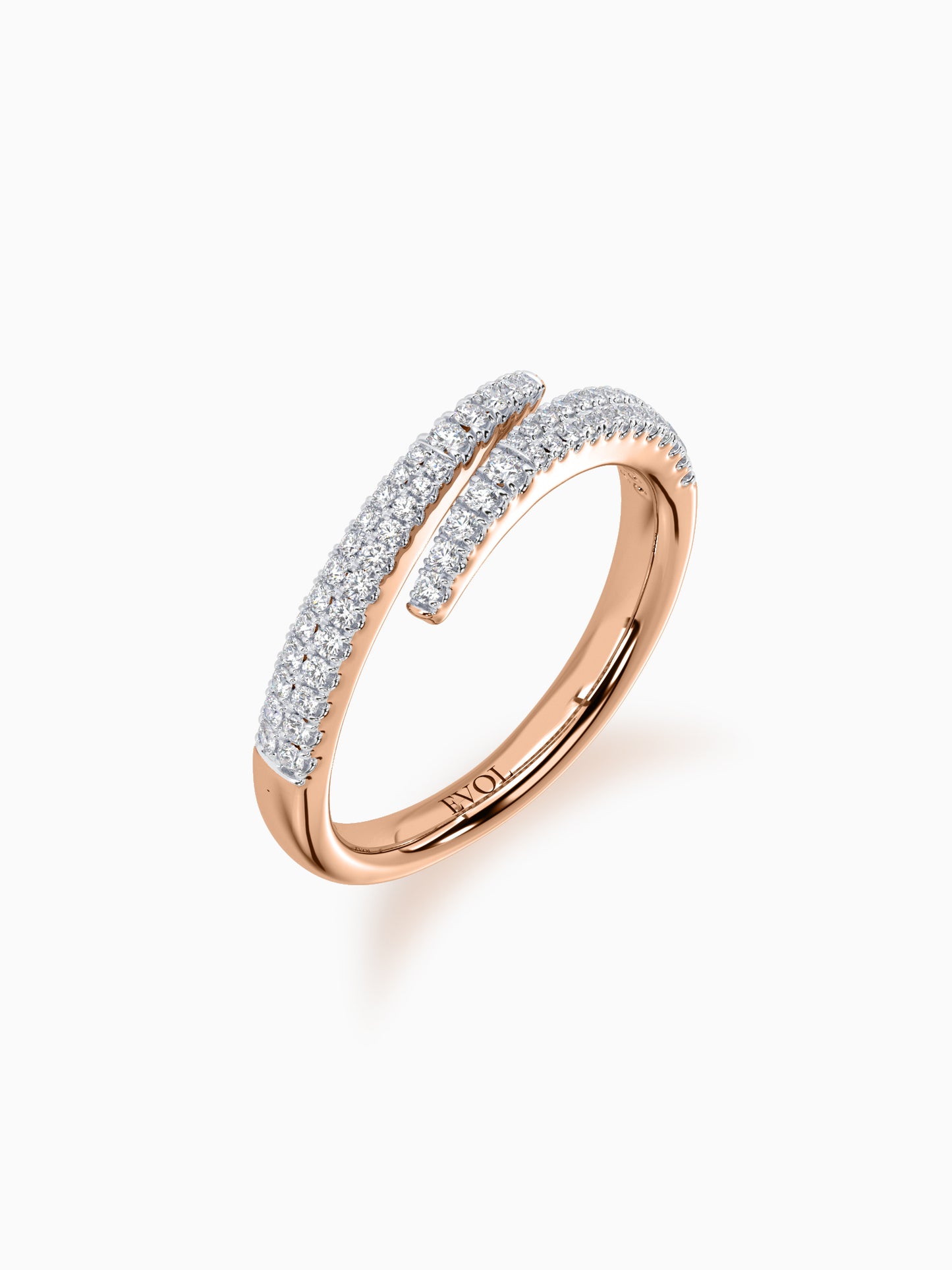 Serpent's Tail Diamond Ring