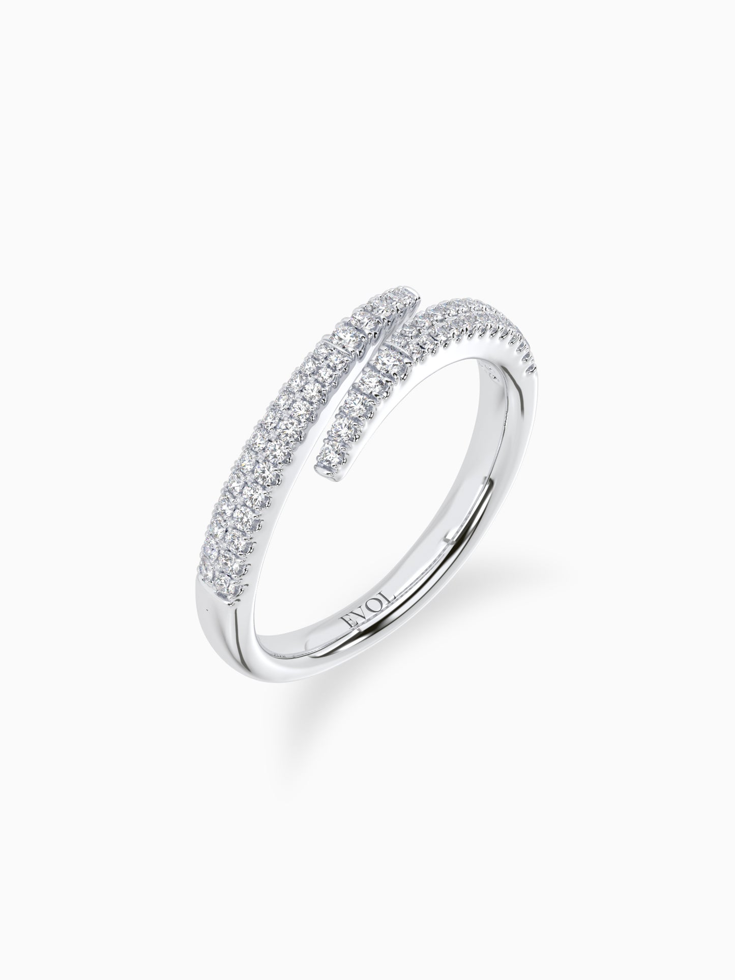 Serpent's Tail Diamond Ring