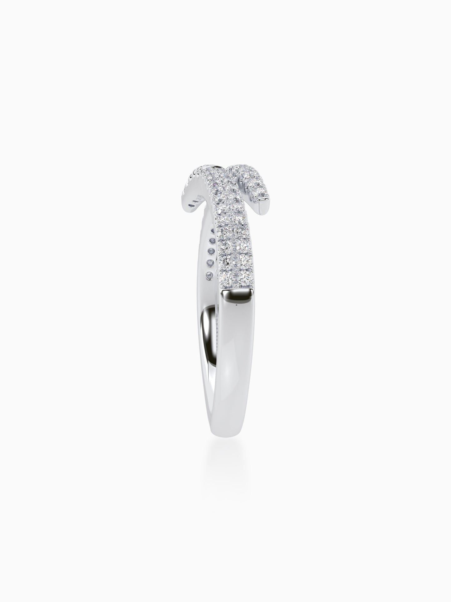 Serpent's Tail Diamond Ring