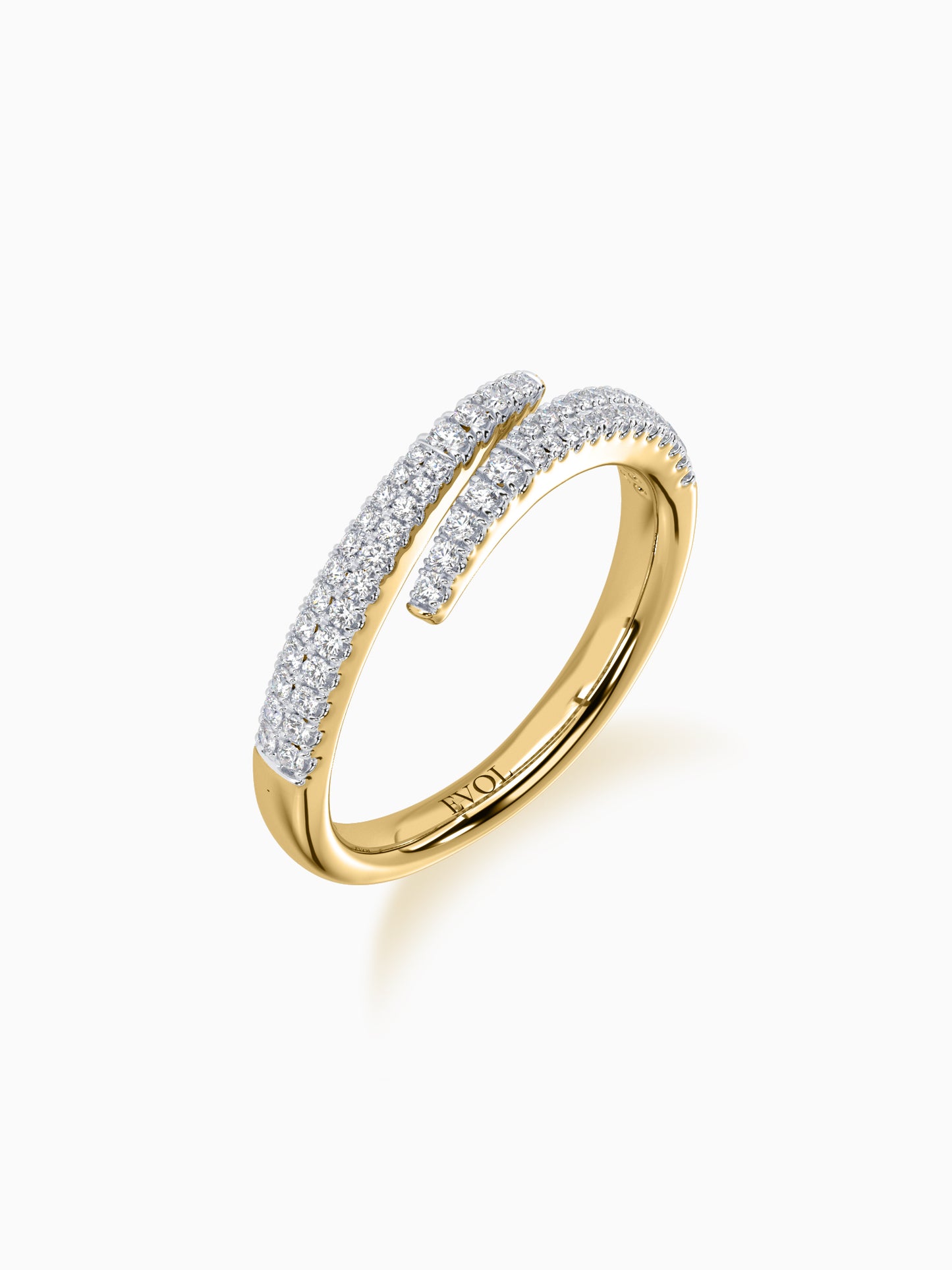 Serpent's Tail Diamond Ring