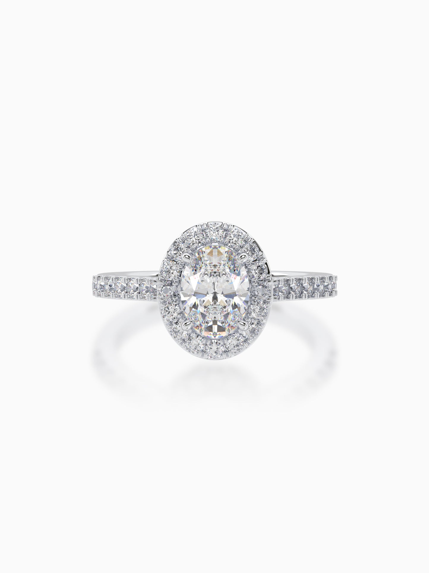 Orion Oval Diamond Ring