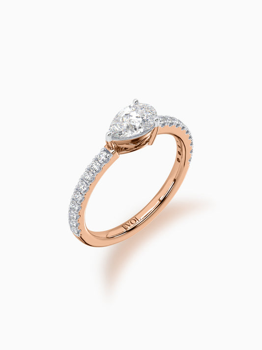 Dew Drop Diamond Ring