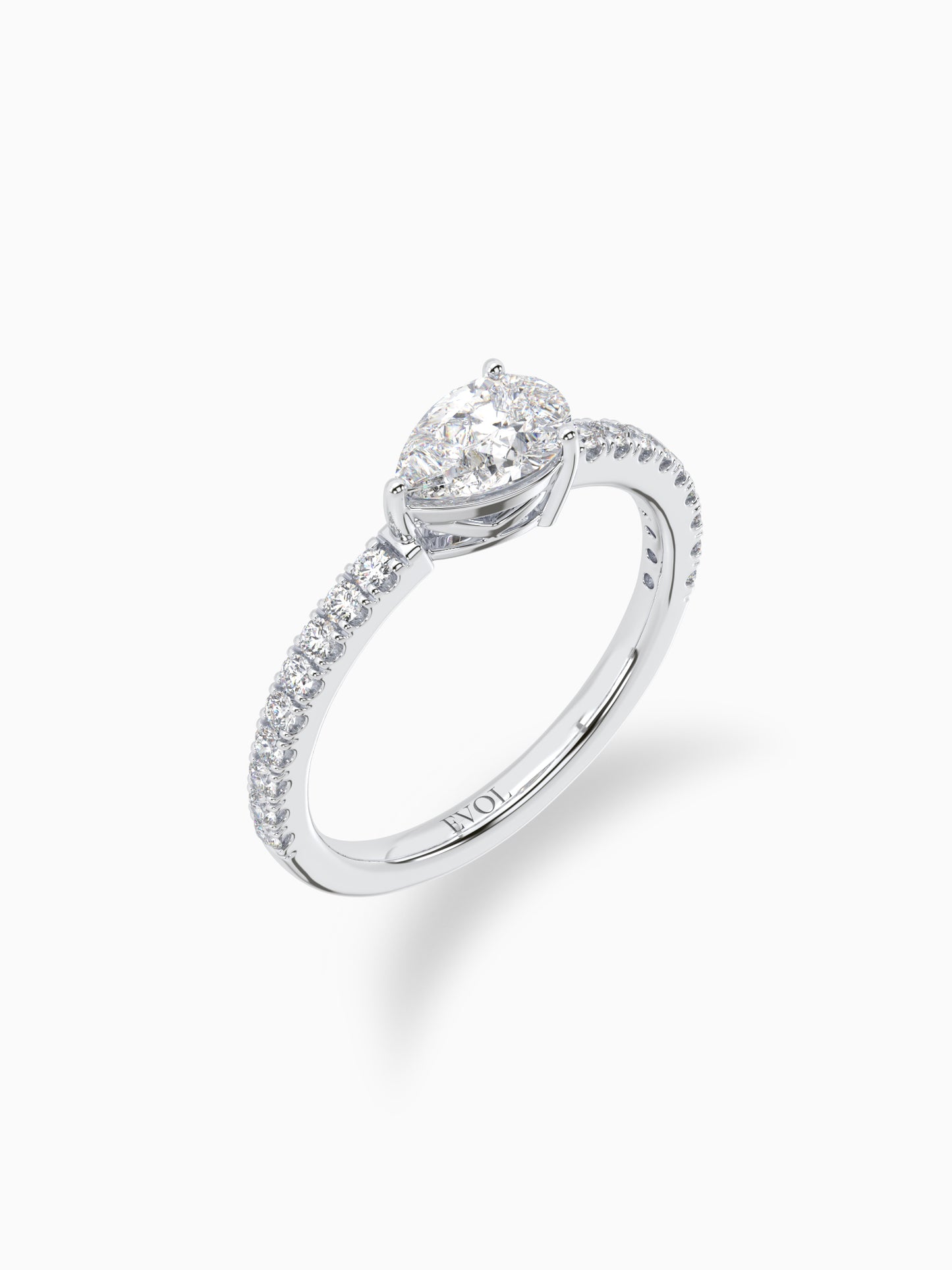 Dew Drop Diamond Ring