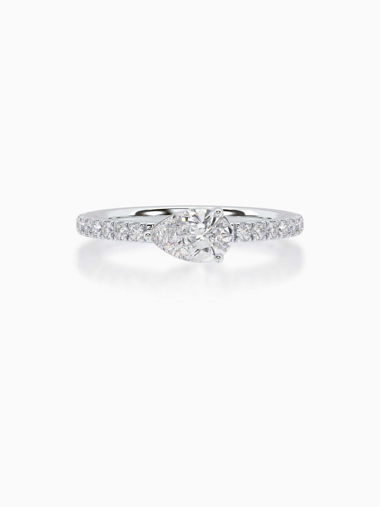 Dew Drop Diamond Ring