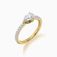 Dew Drop Diamond Ring