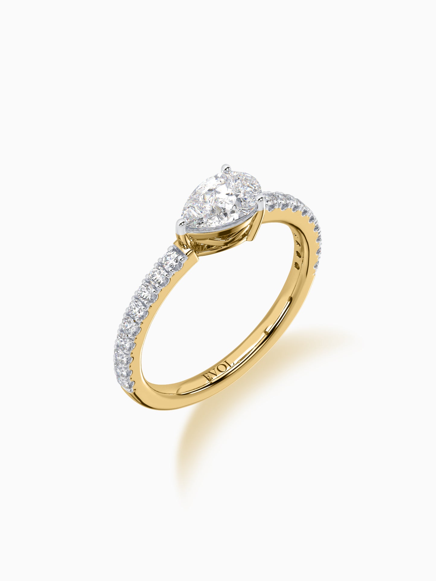 Dew Drop Diamond Ring