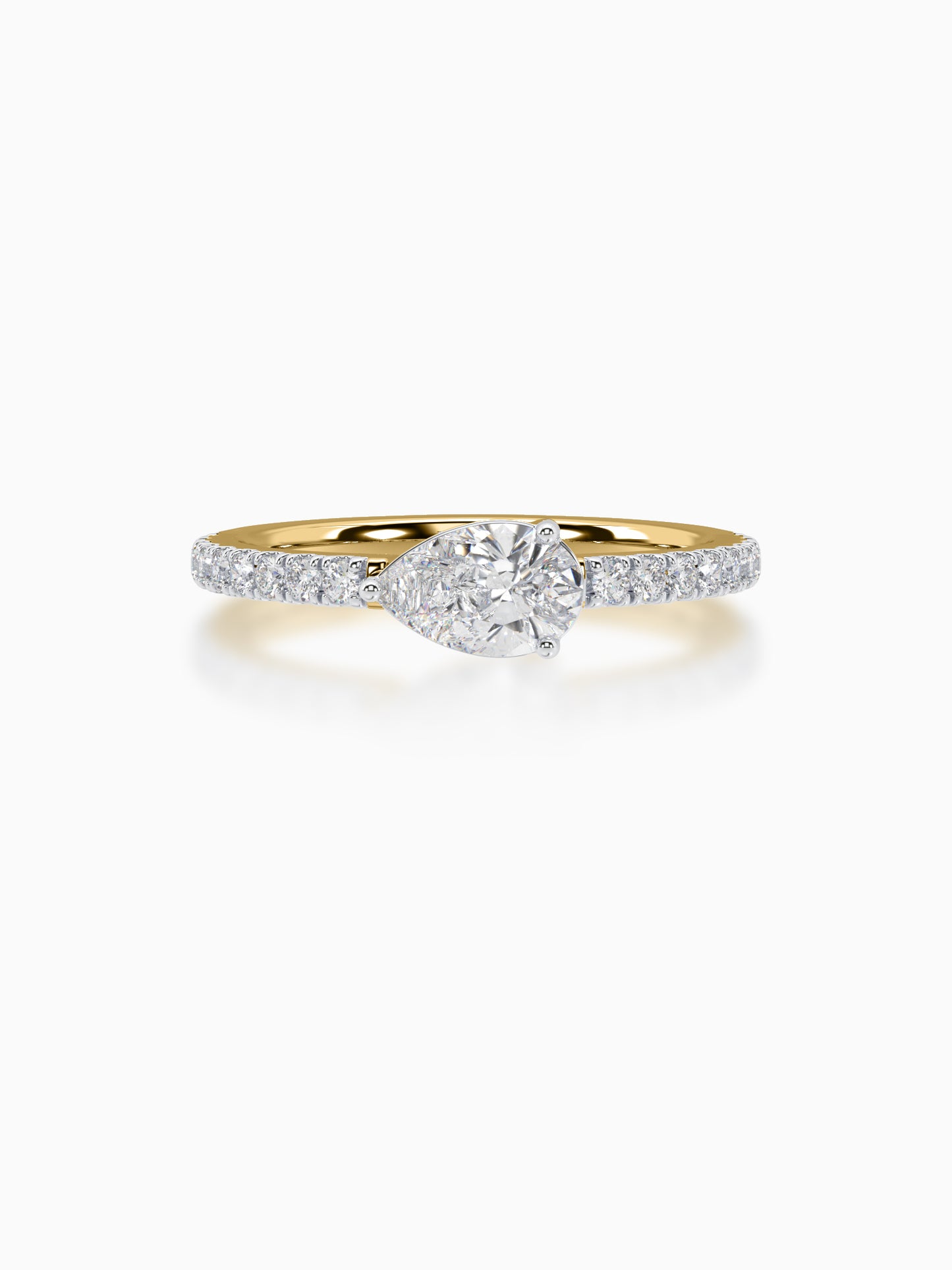 Dew Drop Diamond Ring