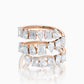 Twisted Twinkles Diamond Ring