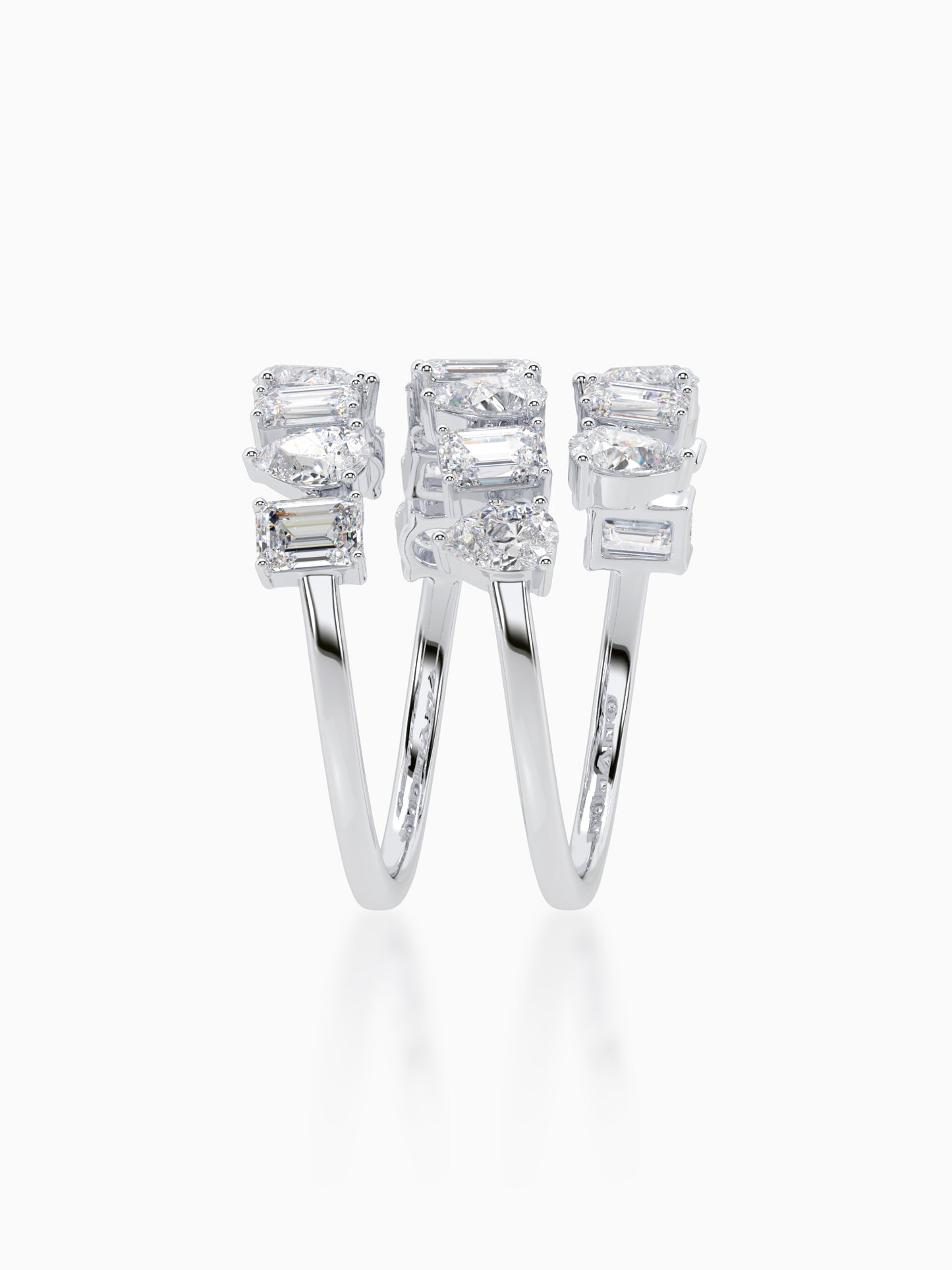 Twisted Twinkles Diamond Ring