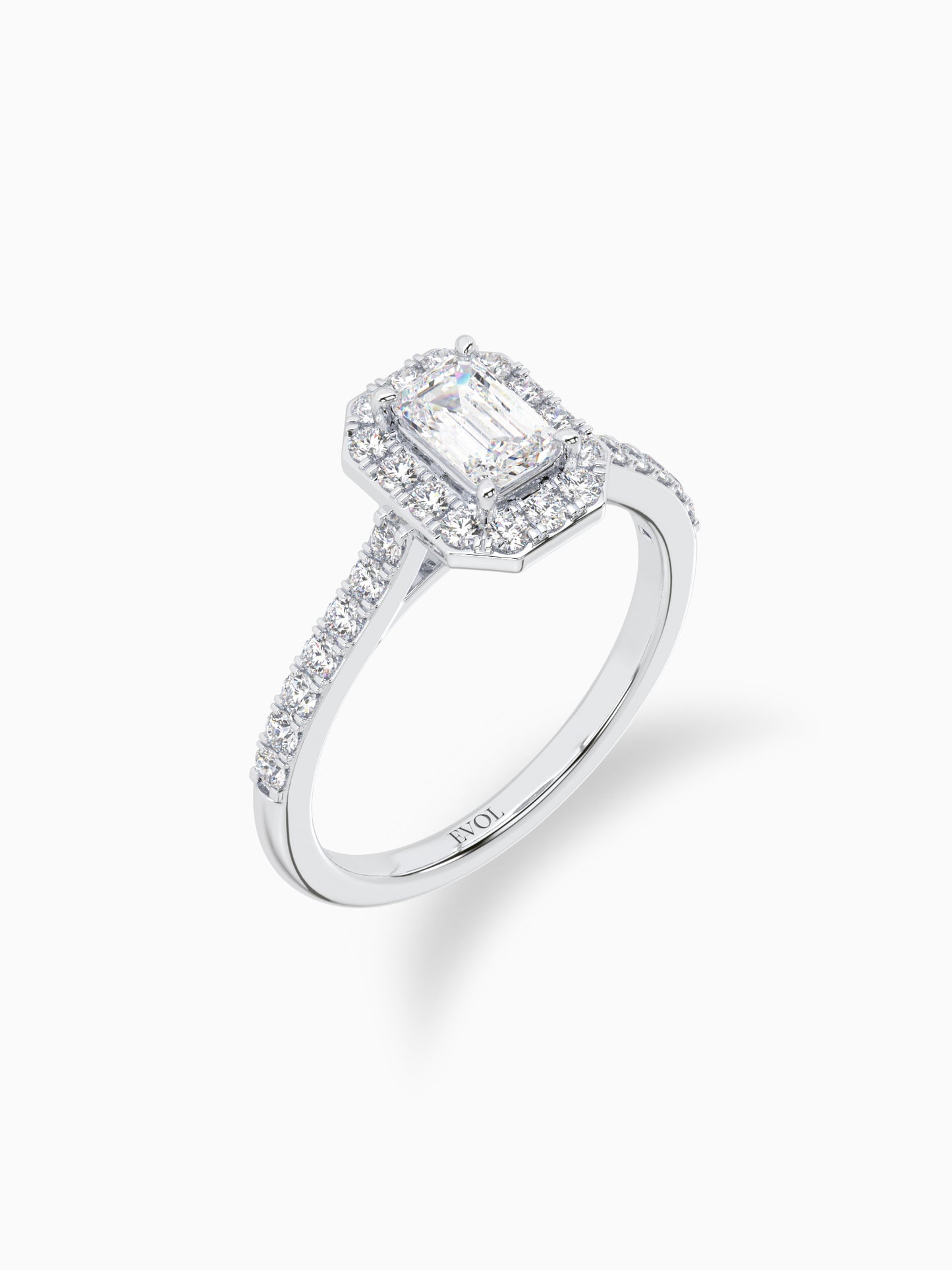 Eros Diamond Halo Ring