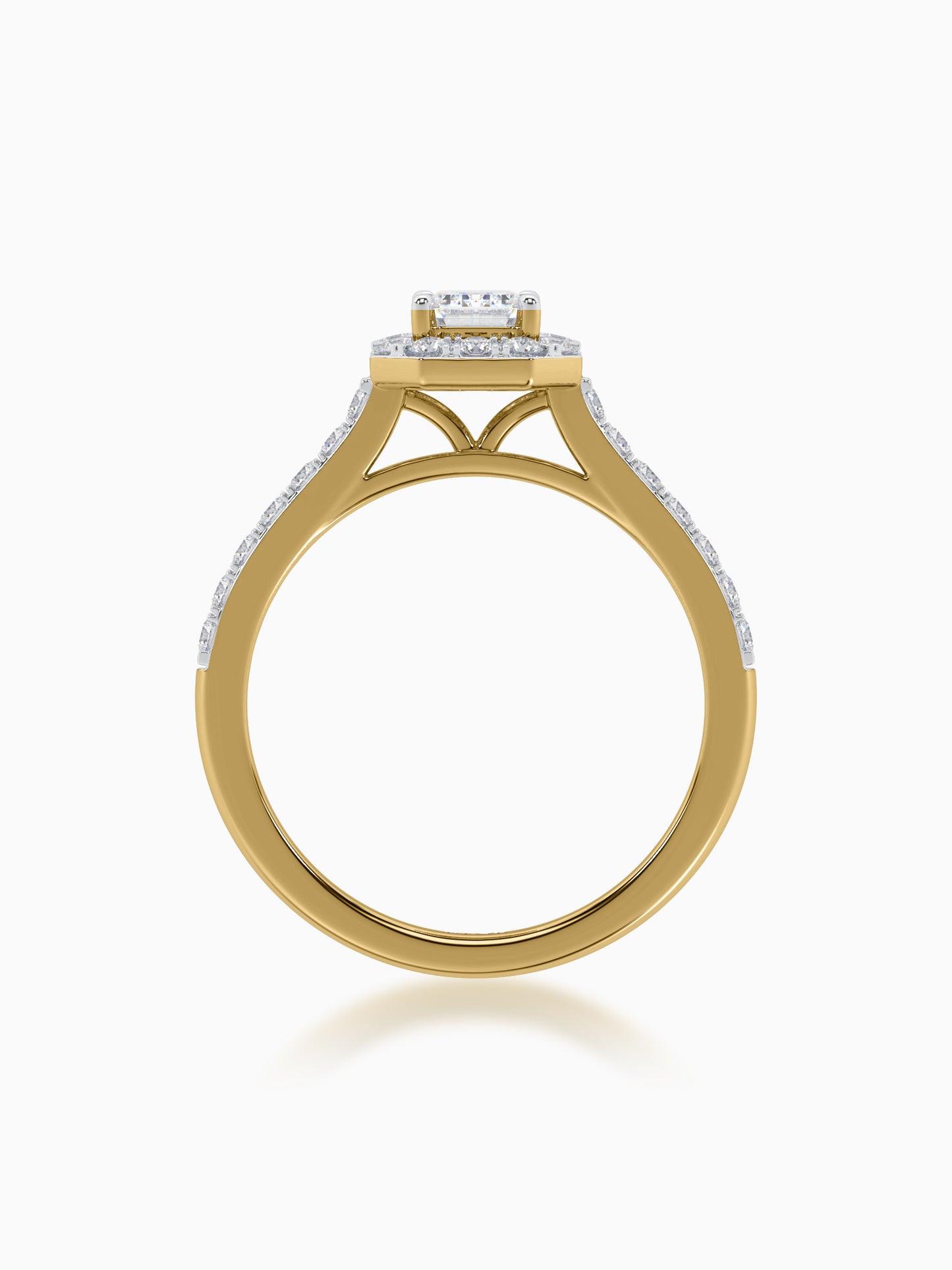 Eros Diamond Halo Ring