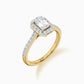 Eros Diamond Halo Ring