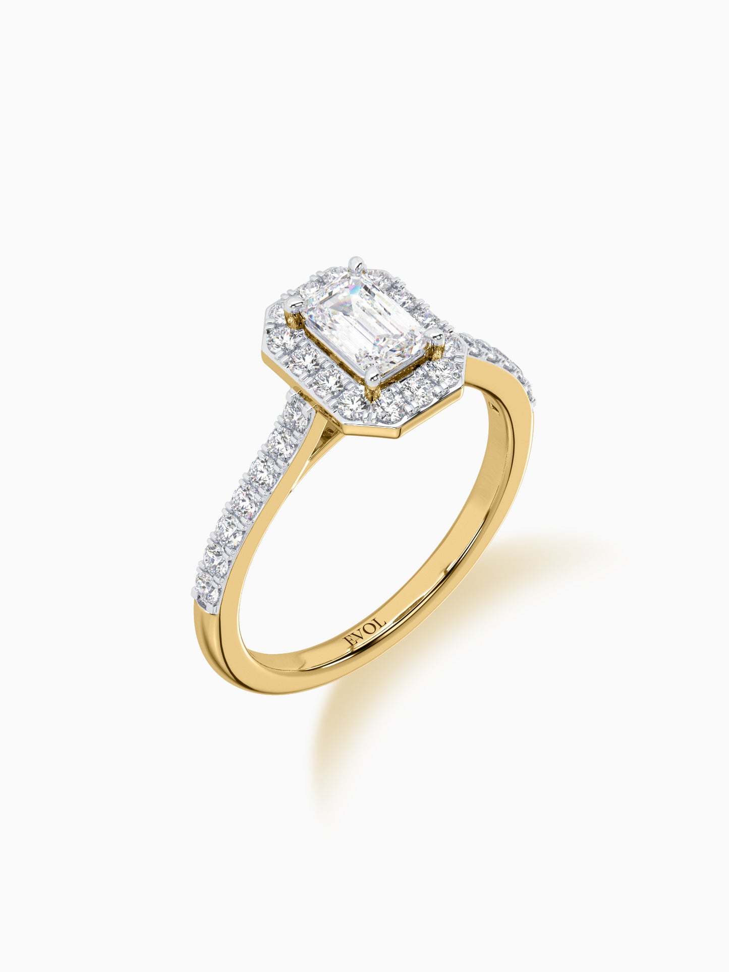 Eros Diamond Halo Ring