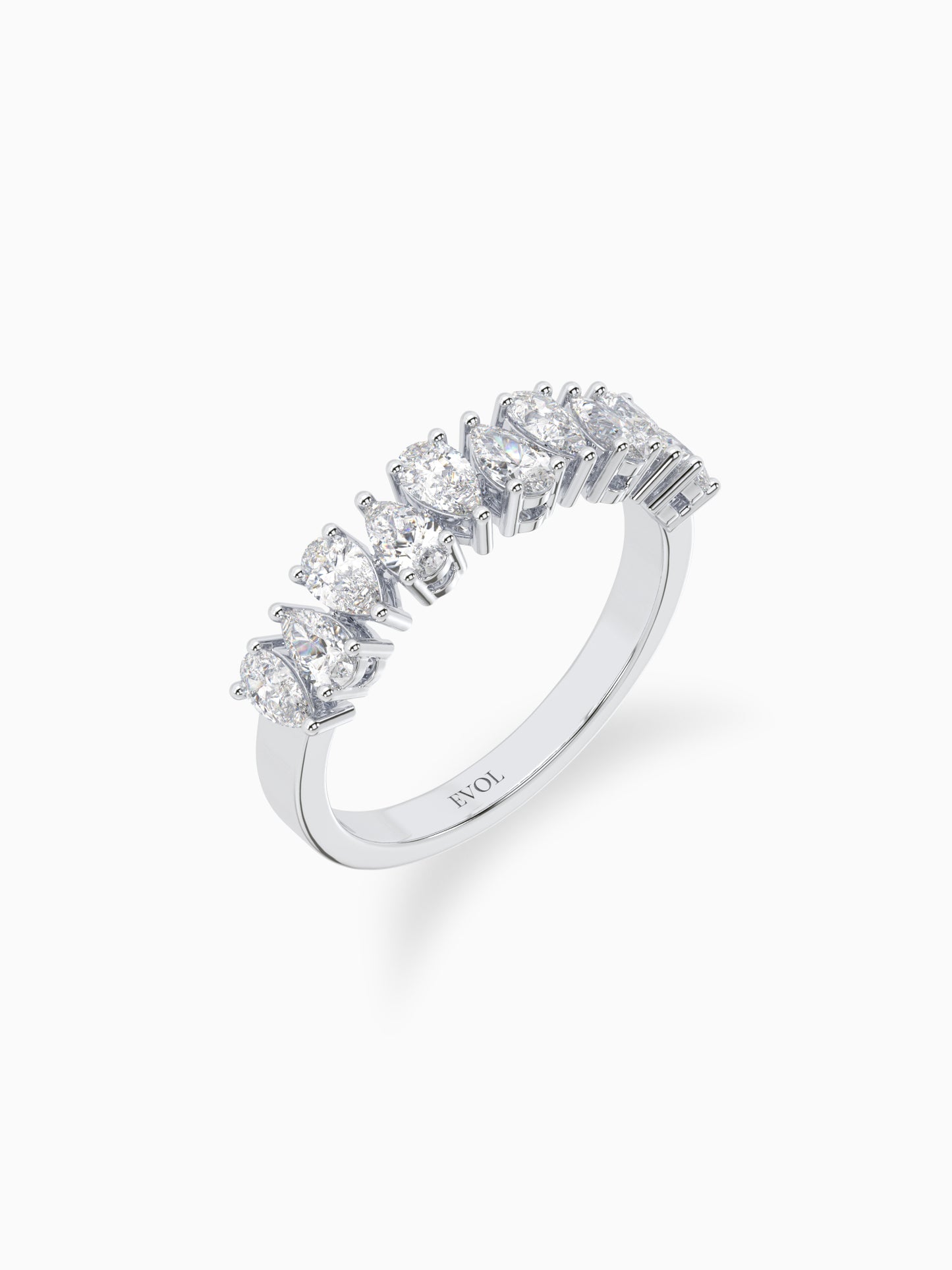 Seesaw Drops Diamond Ring