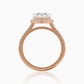 Sweet Heart Diamond Halo Ring