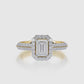 Enora Diamond Halo Ring