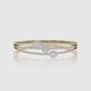 Trinity Diamond Bangle Bracelet