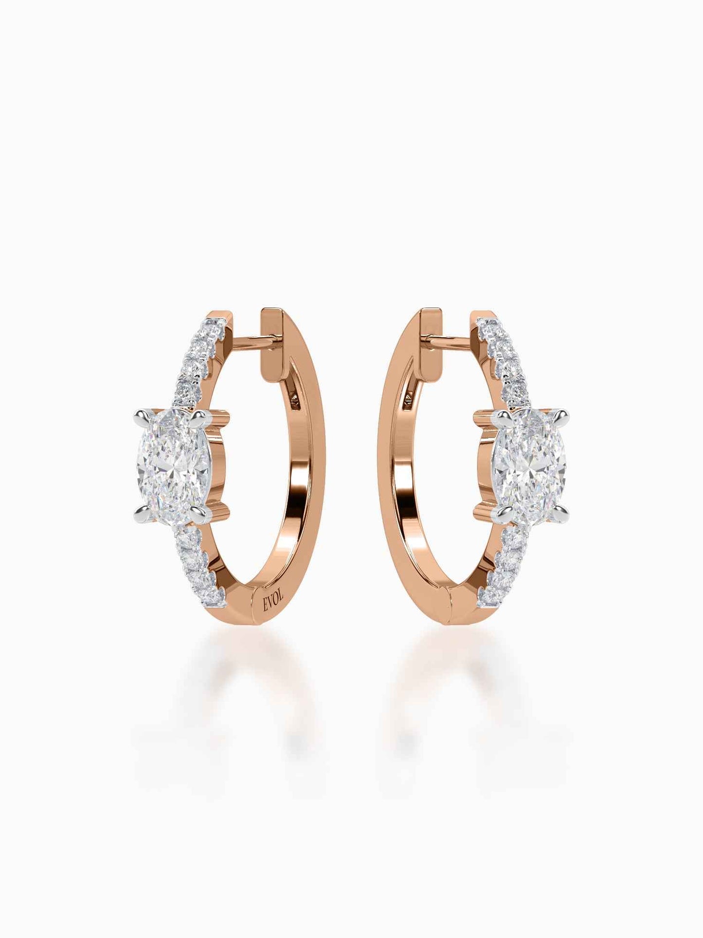 Man-Made Diamond Earrings