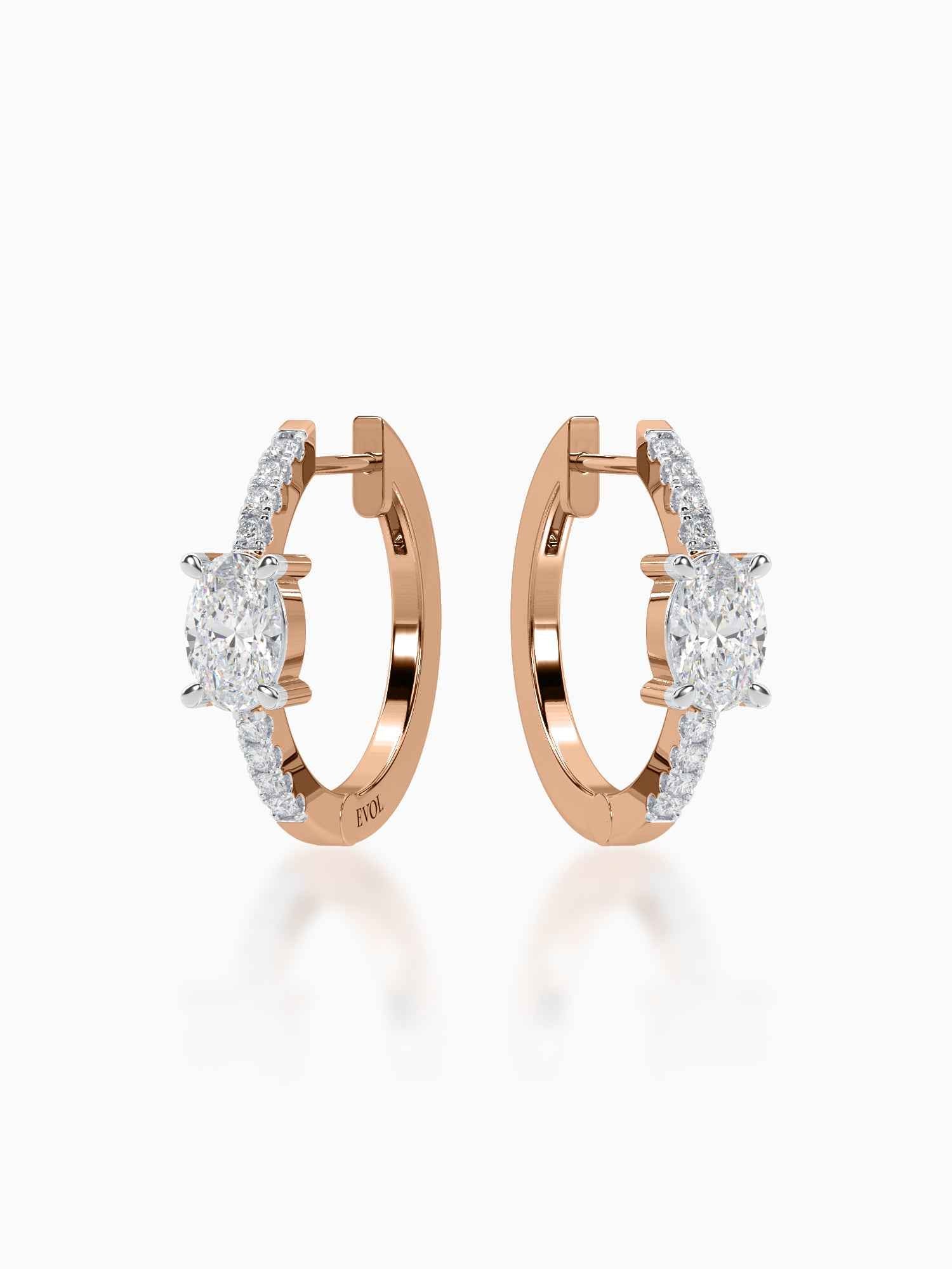 Man-Made Diamond Earrings