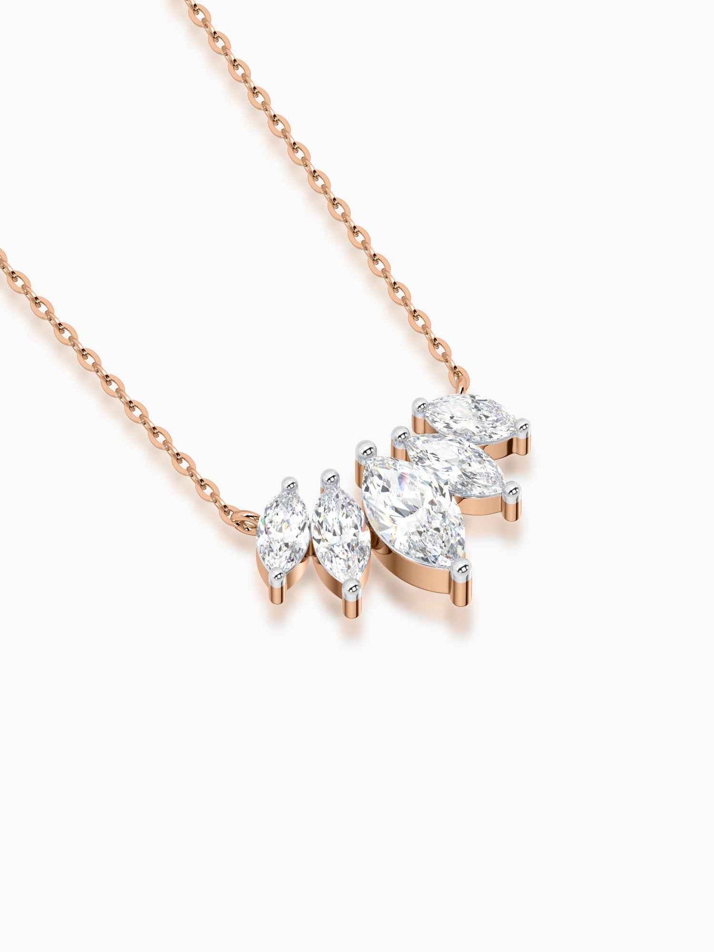 Marquise Cut Diamond Pendant Design