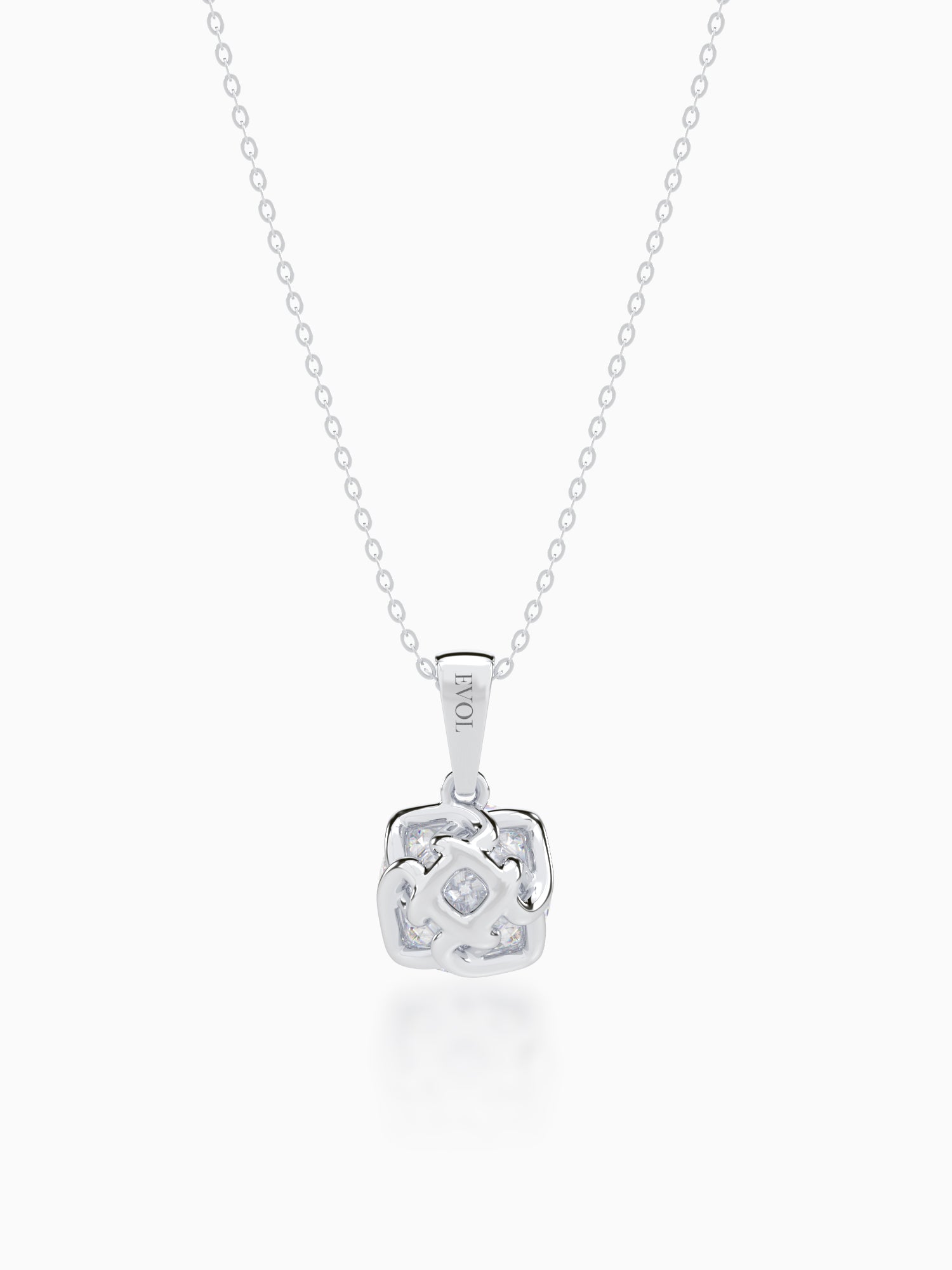 Round Solitaire Diamond Pendant