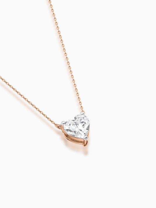 Single Stone Diamond Pendant